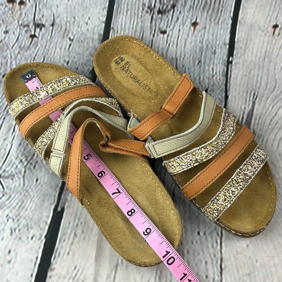 EL NATUALISTA PANGLAO Multicolored Leather Strappy Strap Slip On Flat Sandals - Picture 10 of 17